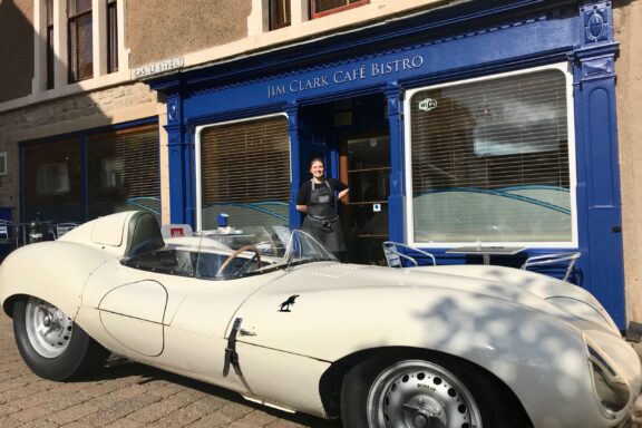 Eat in the café bistro