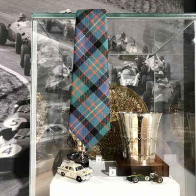 Clark Tartan Tie Lochcarron of Scotland