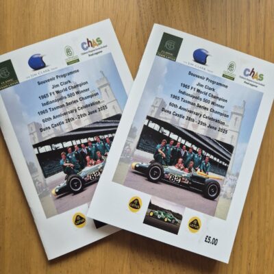 Jim Clark 60th Anniversary Celebration Souvenir Programme