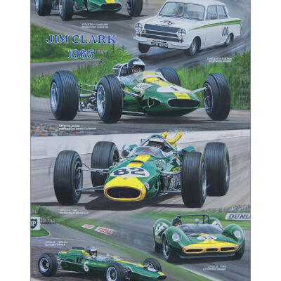 Jim Clark 1965 Print